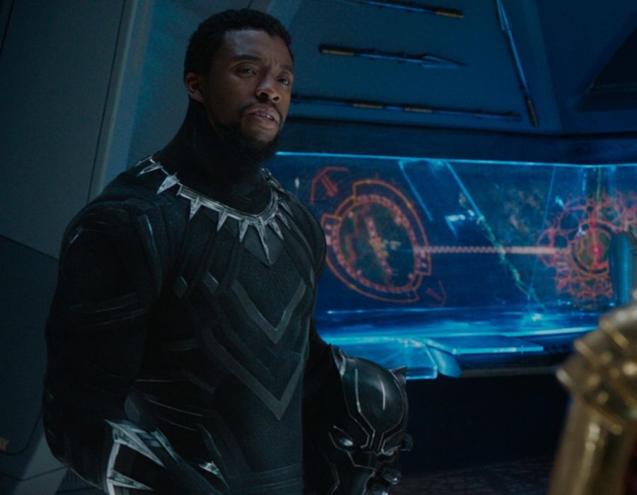 black panther onset scene Chadwick Boseman