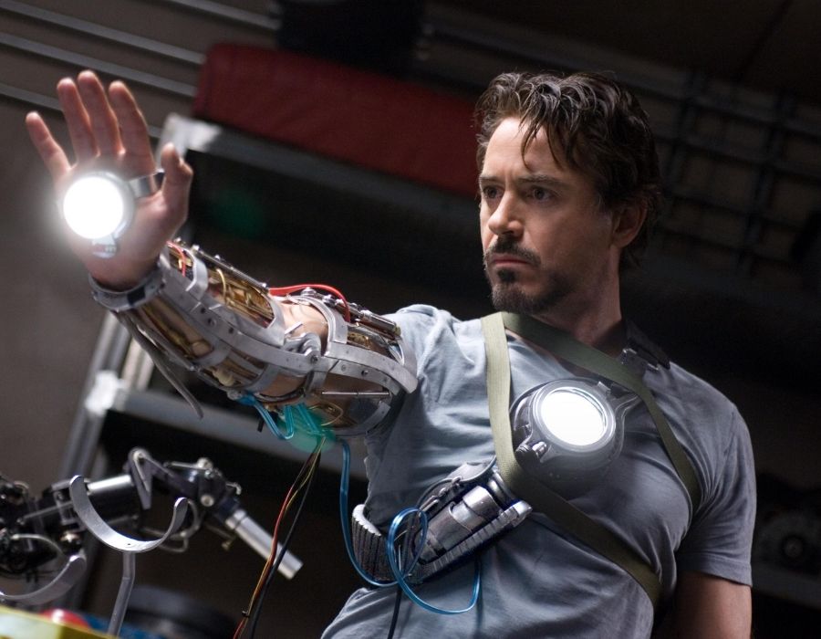 iron man metal suit robert downey