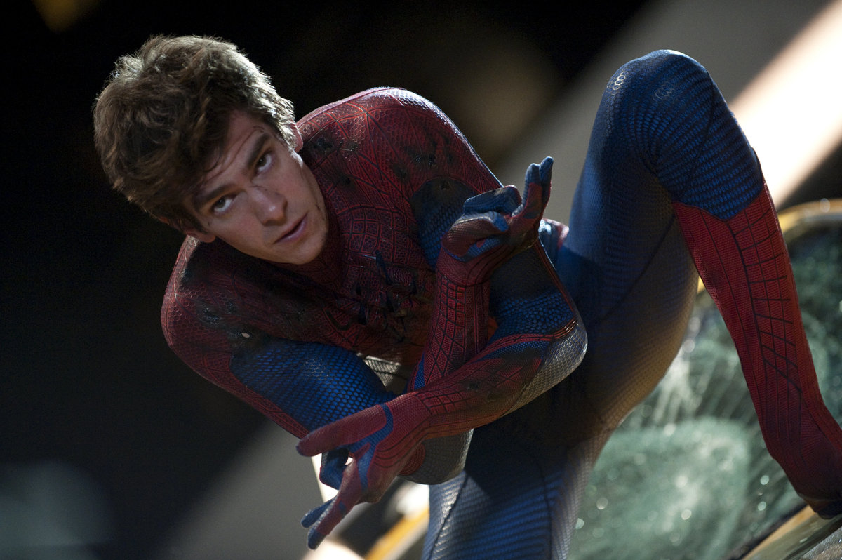 andrew garfield the-amazing-spider-man without his mask