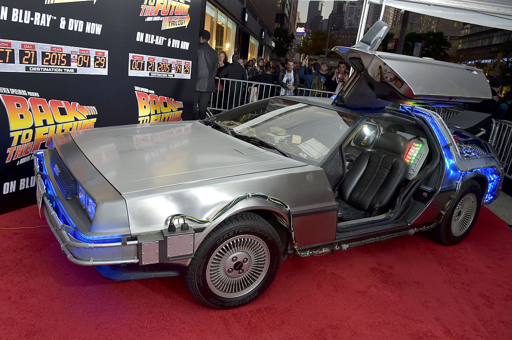 delorean back to the future