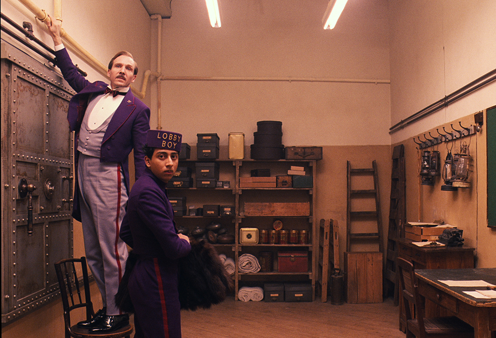 Lobby boy and Gustave