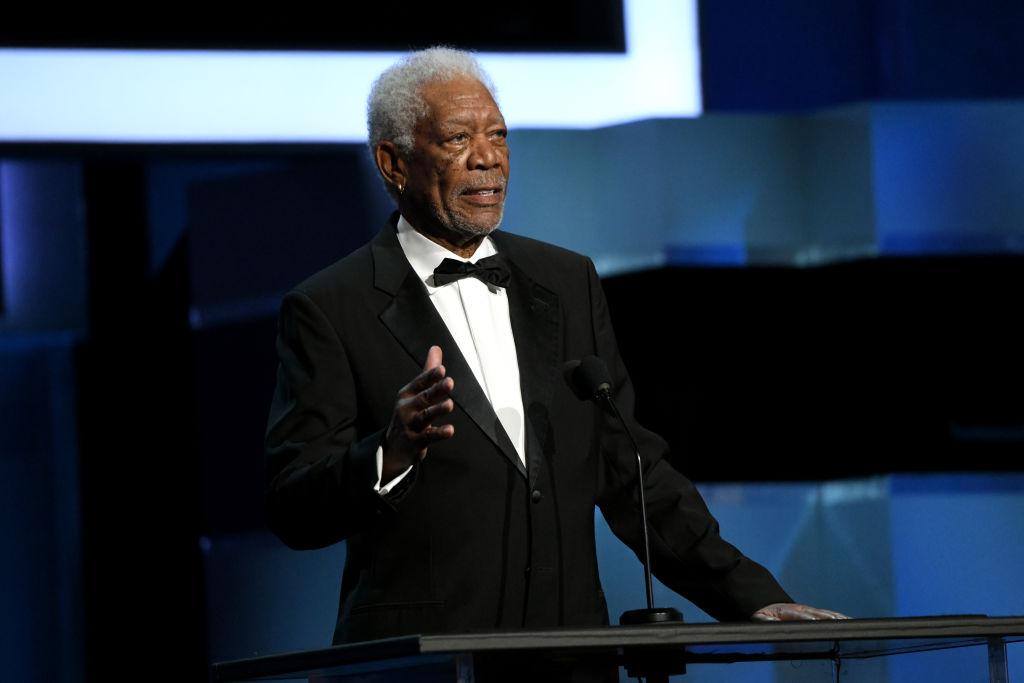 giving a speech