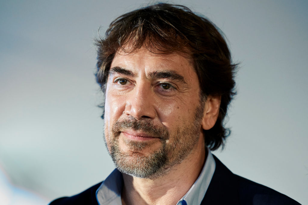 smiling Javier Bardem