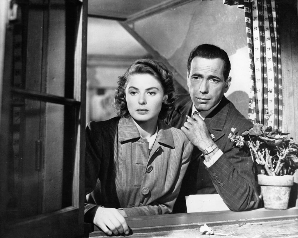 Humphrey Bogart in a window