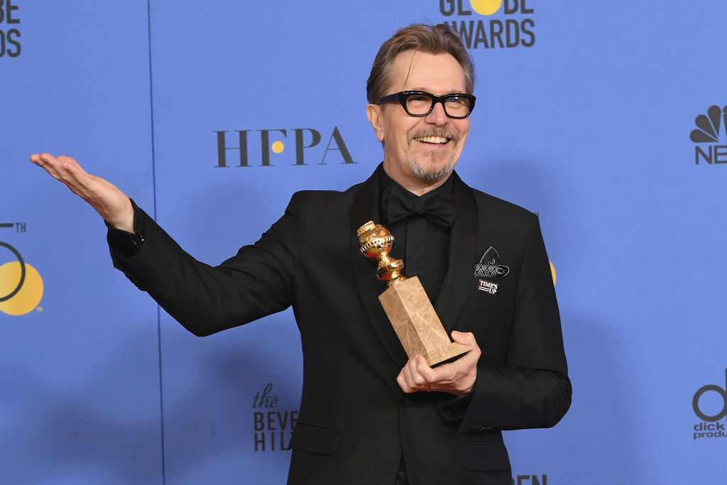 accepting award