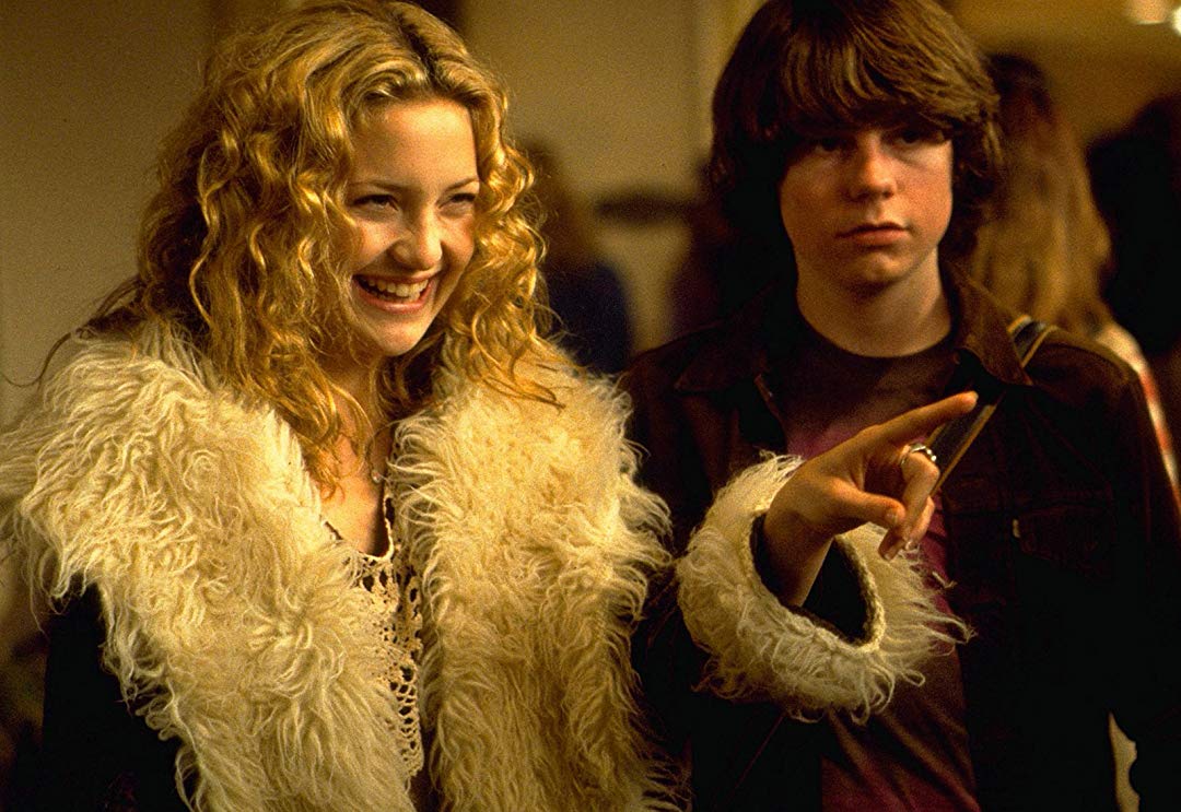 kate hudson and patrick fugit in a scene from almost famous