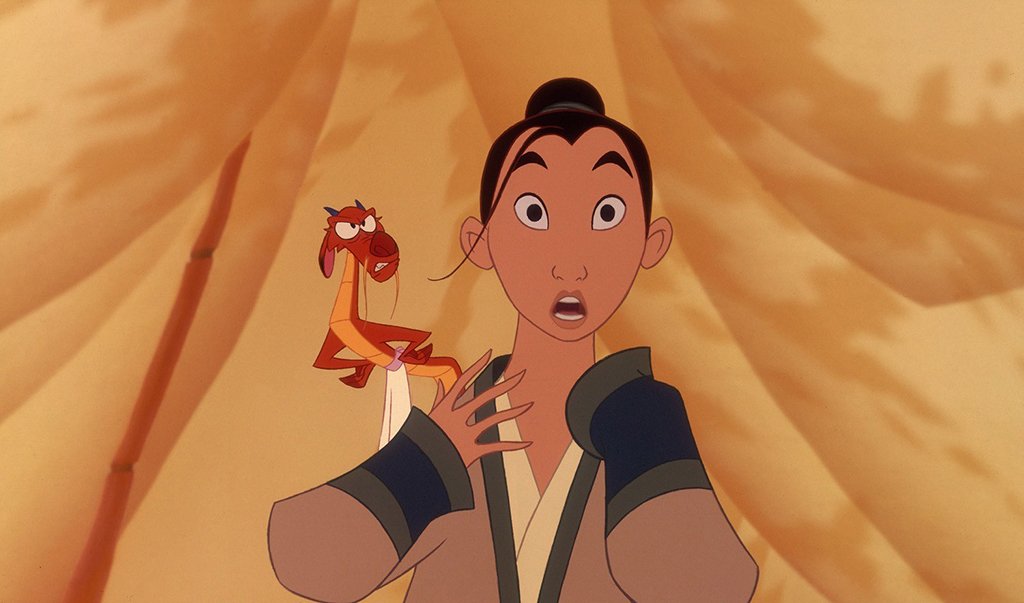 Mulan and Mushu