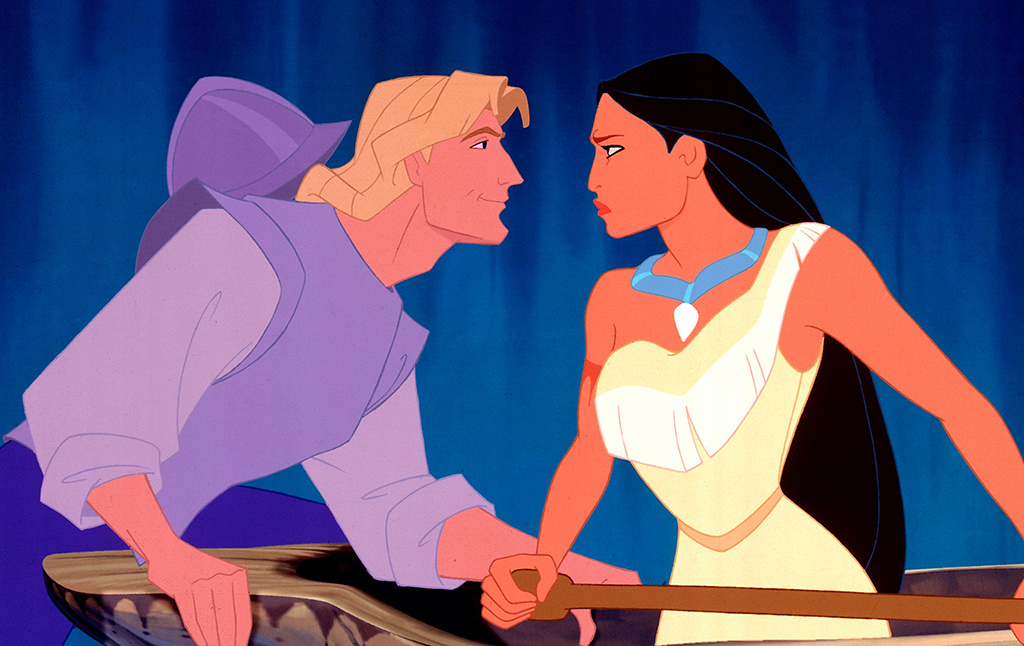 Pocahontas and John Smith