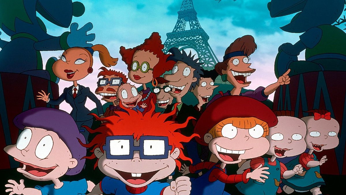 a still of various characters from rugrats in paris: the movie