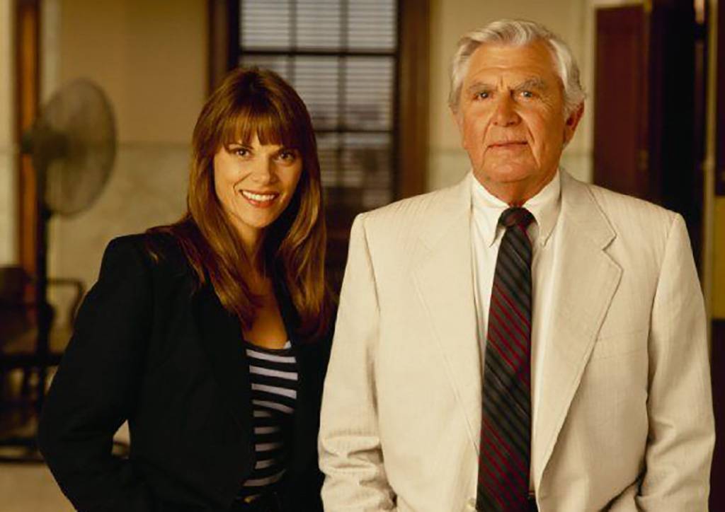 Carol Huston and Andy Griffith