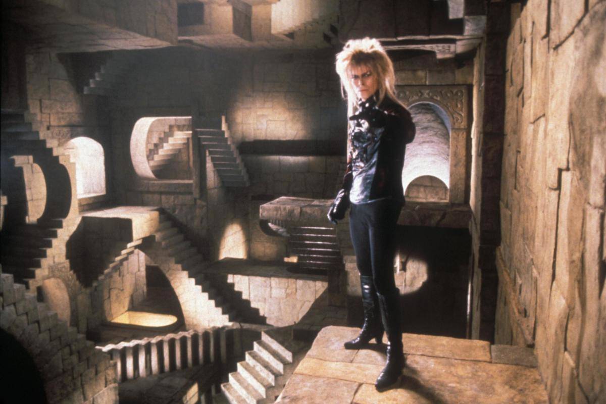 David Bowie in costume