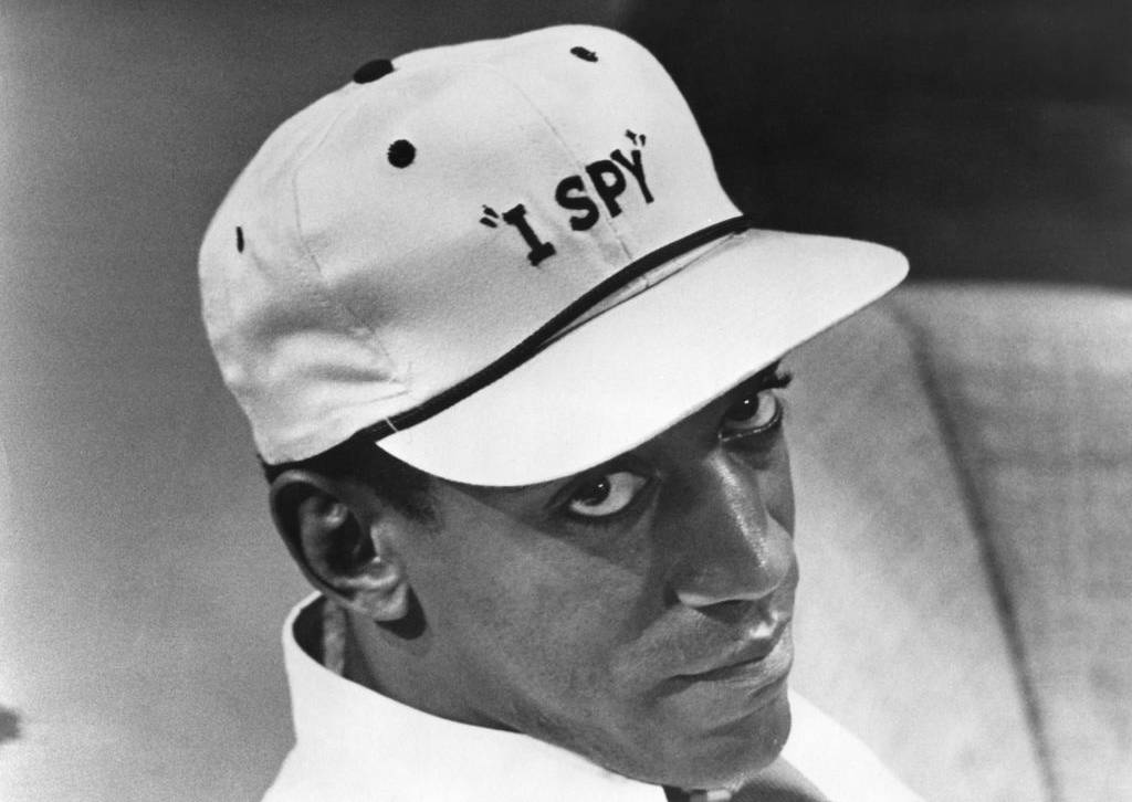Cosby wearing an I Spy hat