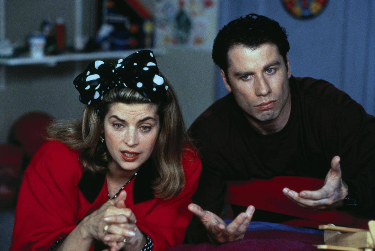 kirstie alley and john travolta in look who's talking now