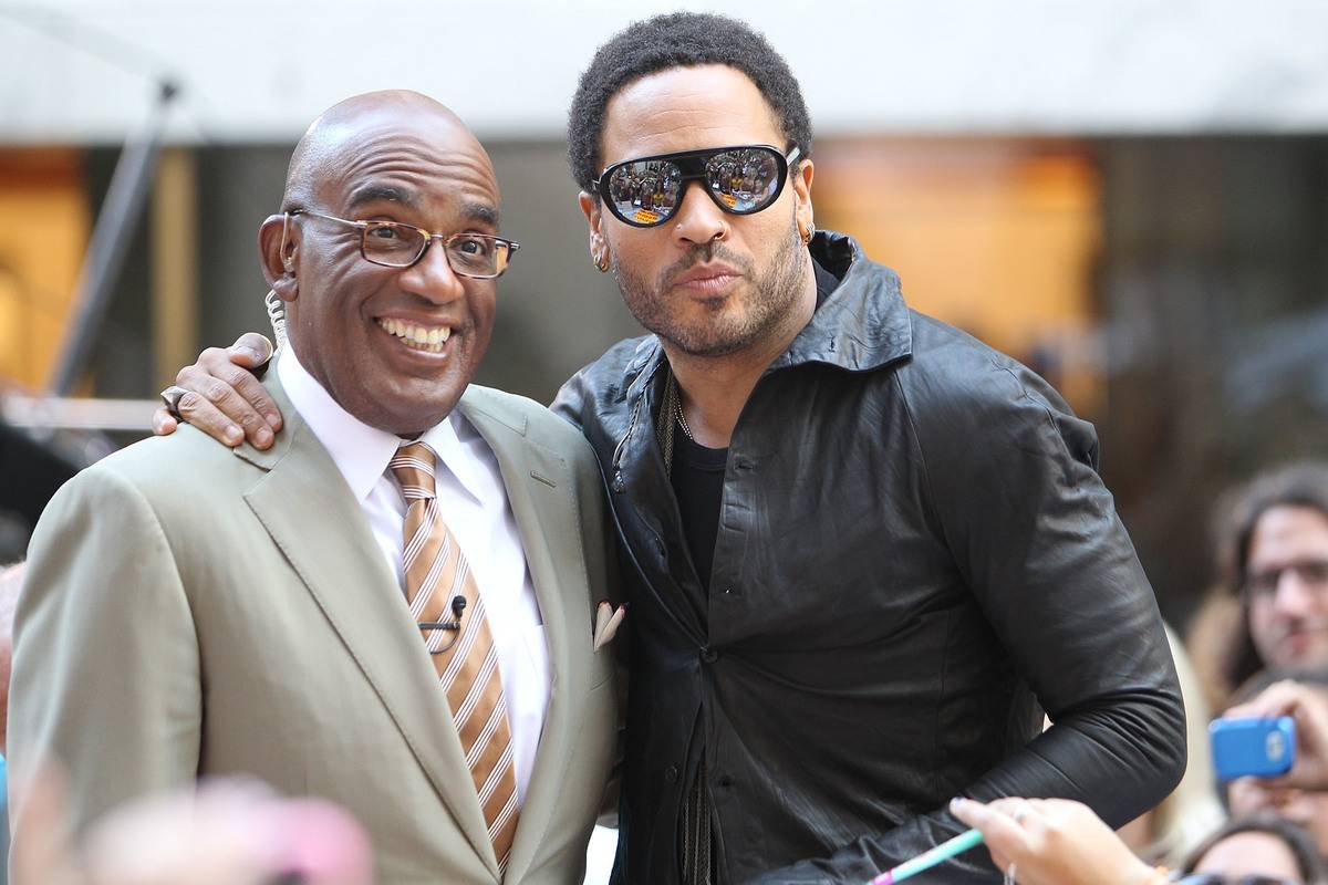 Lenny Kravitz And Al Roker