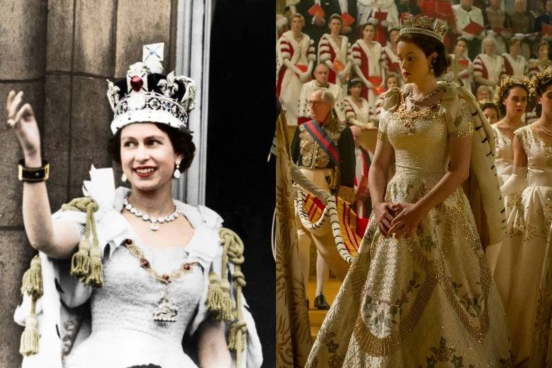 queen at her coronation