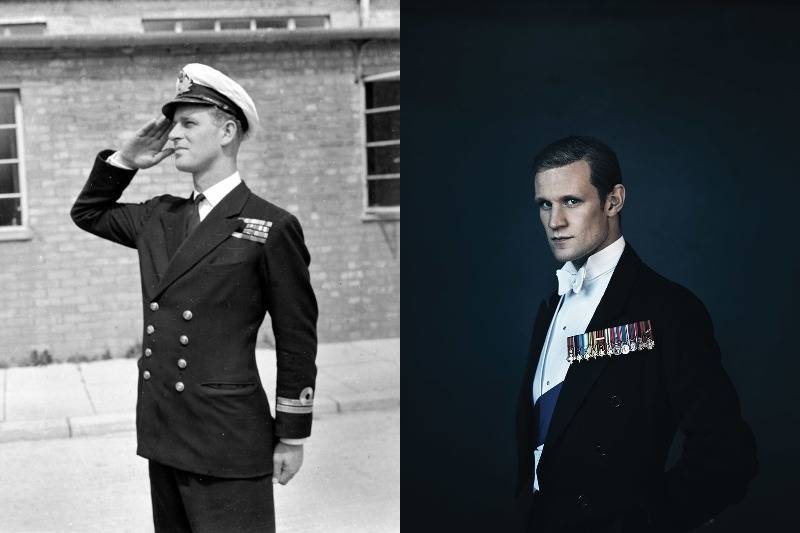 prince philip in real life and on screen