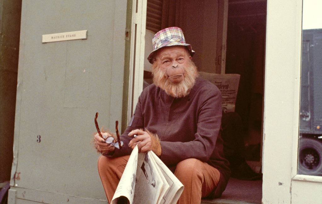 Actor in makeup