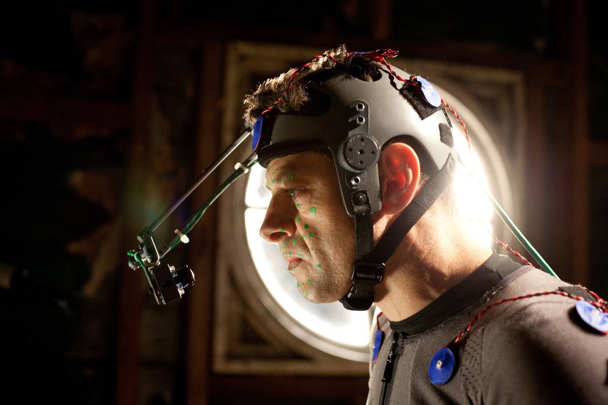 Andy Serkis in equipment 