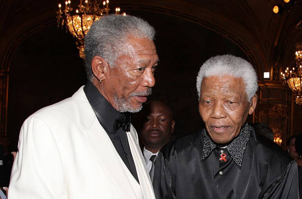 Picture of Freeman and Mandela