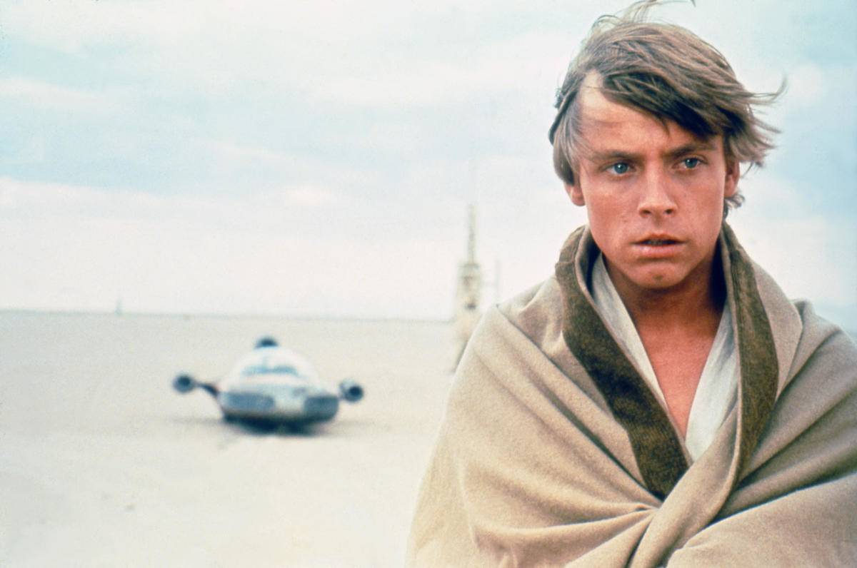 Mark Hamill as Luke Skywalker in Star Wars (1977)