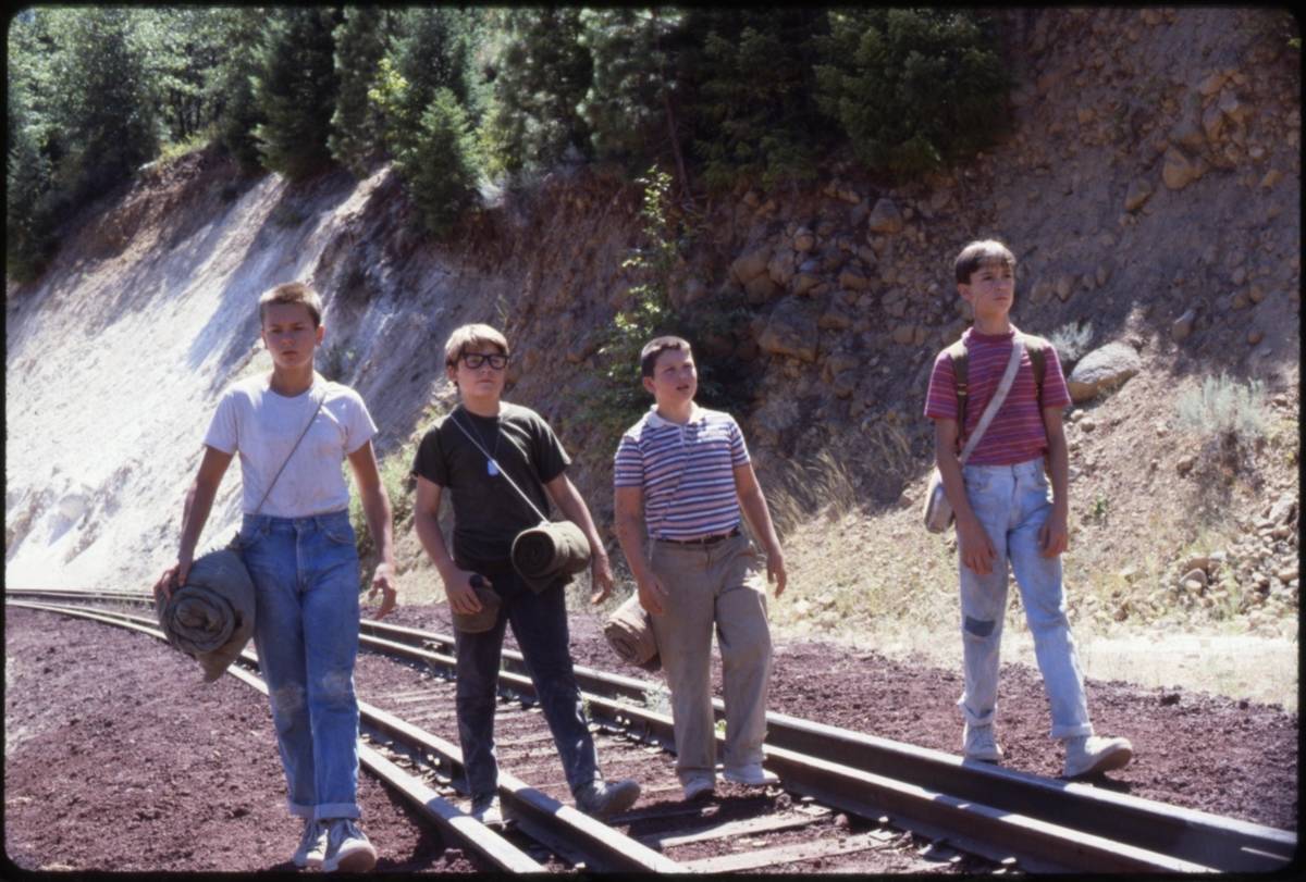 Cast of Stand By Me in promotional movie picture