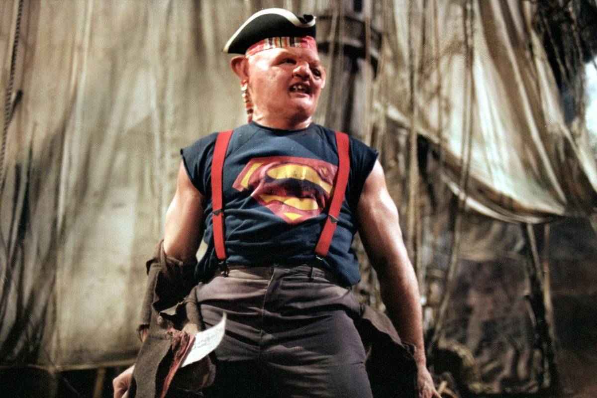 John Matuzak in character for The Goonies (1985)