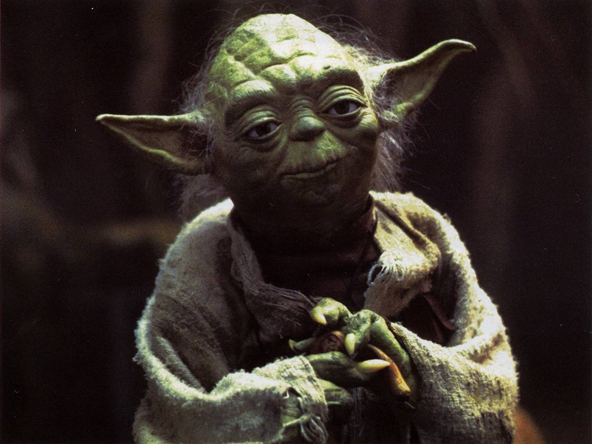 Yoda in Episode V: Empire Strikes Back