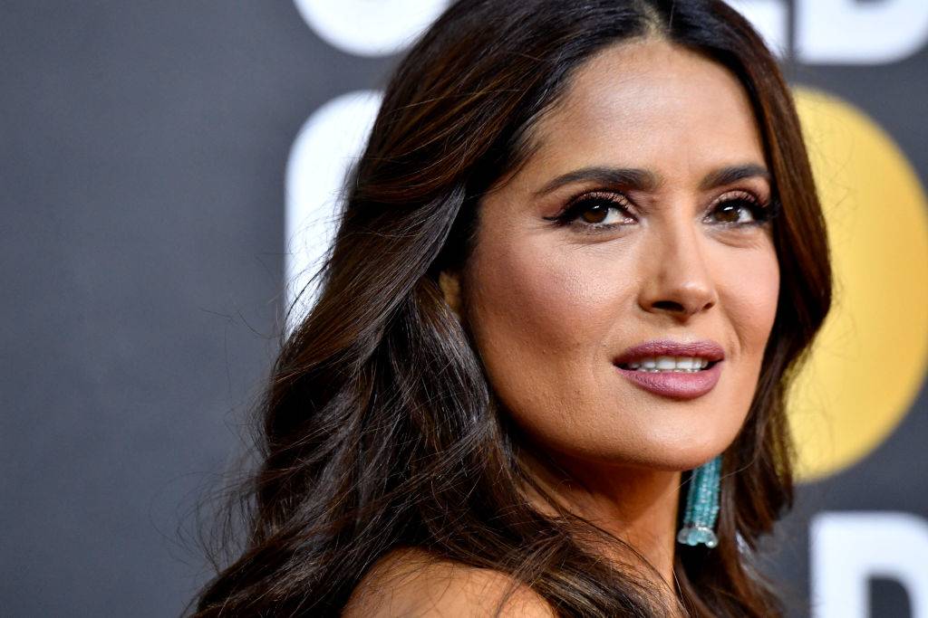 Hayek at the golden globes in 2020