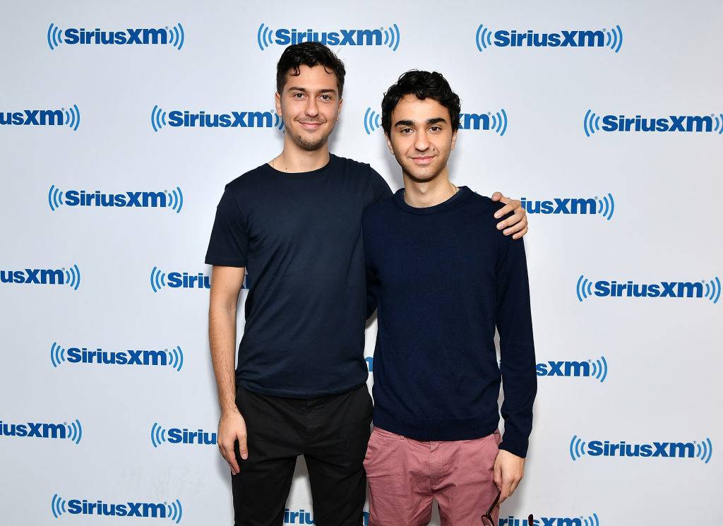 nat and alex wolff posing for a photo in 2018