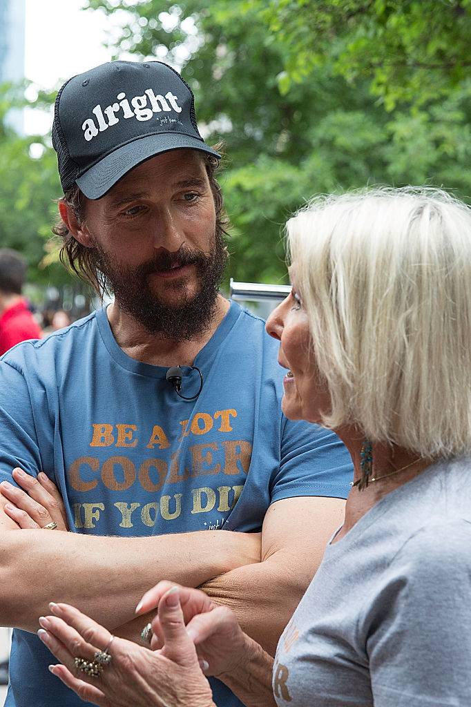 Matthew McConaughey and his mother Kay