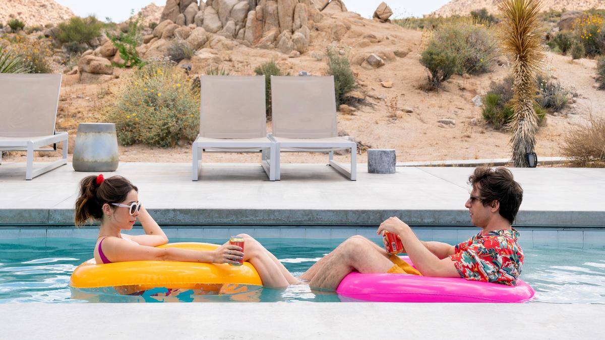 palm springs cristin millioti and andy samberg