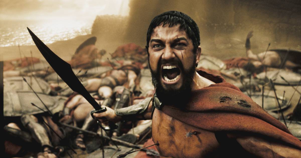 Gerard Butler as King Leonidas