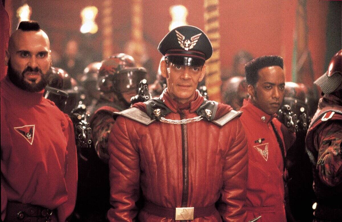 Raul Julia Andrew Bryniarski and Miguel A. Núñez Jr. as M. Bison, Zangief and Jee Jay in Street Fighter