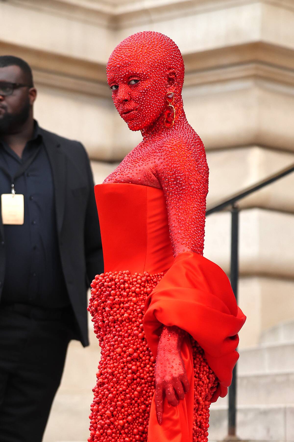Schiaparelli : Outside Arrivals - Haute Couture Spring Summer 2023