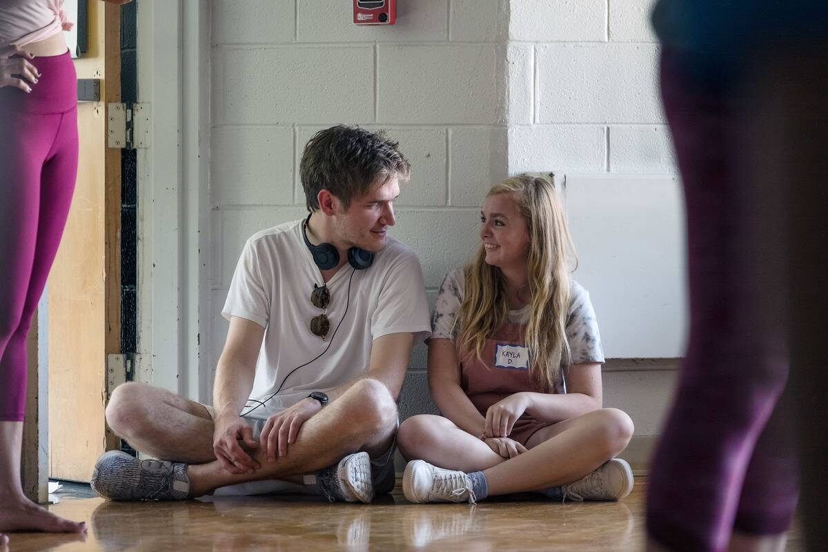 bo burnham directing elsie fisher in eighth grade
