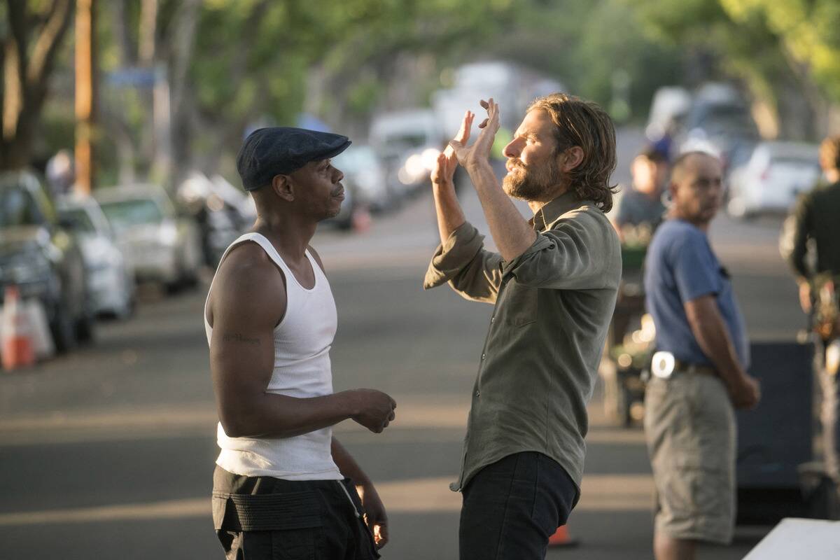 bradley cooper directing dave chappelle in a star is born