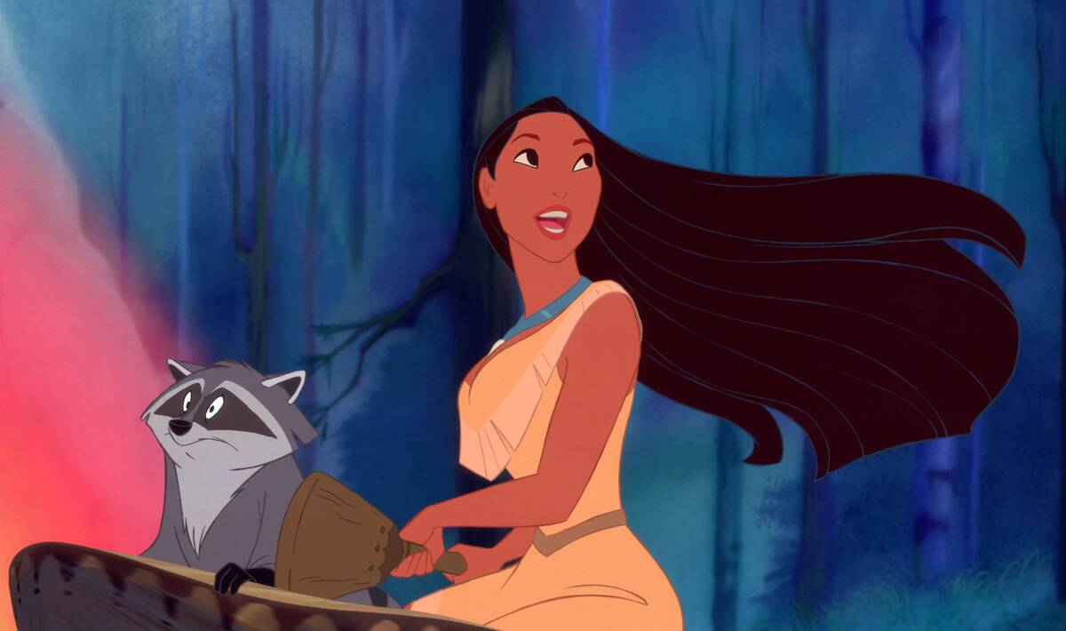 animated still from pocahontas