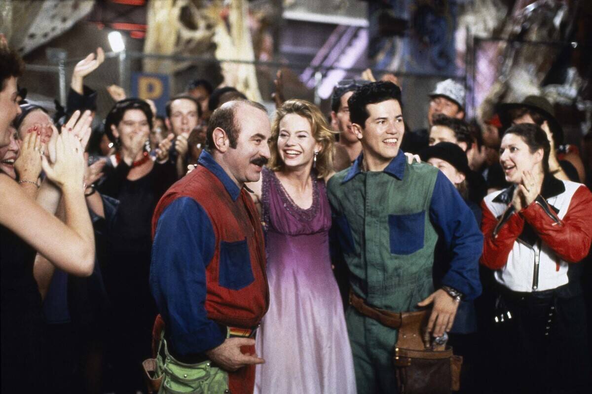 super mario bros. actors in movie