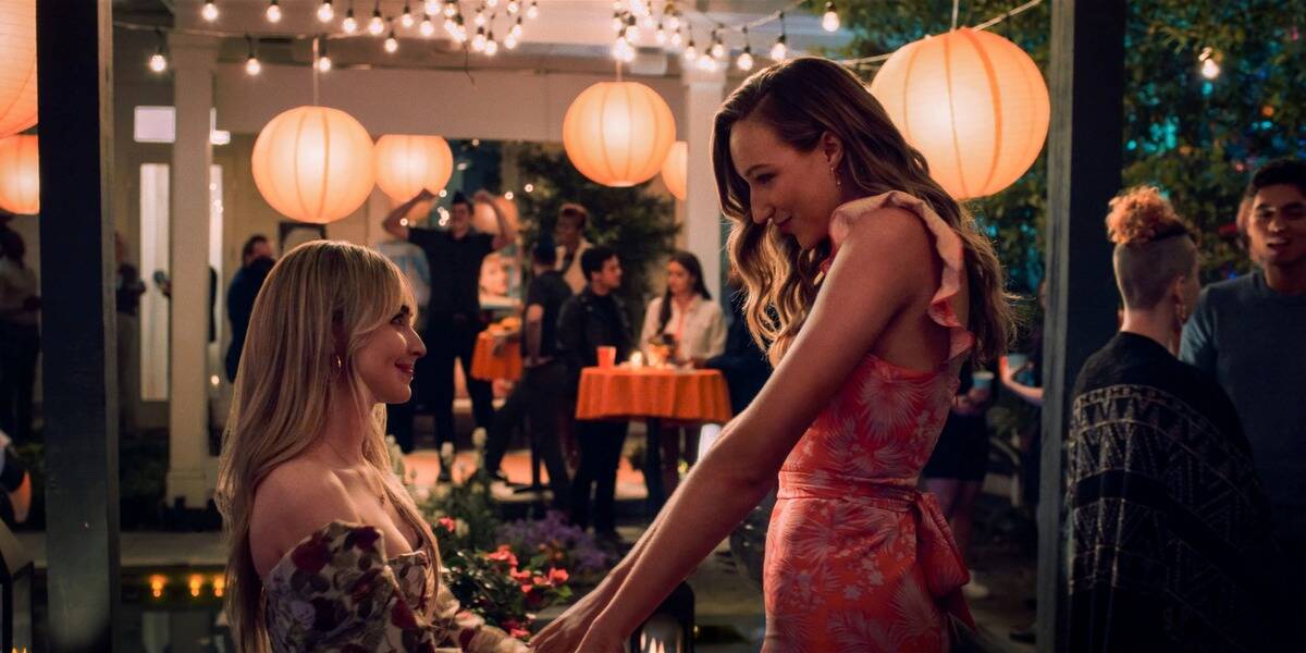 Ava Michelle and Sabrina Carpenter in Tall Girl 2