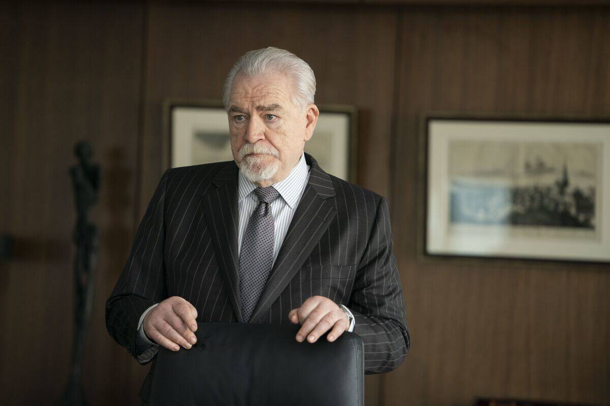 Brian Cox as Logan Roy in Succession