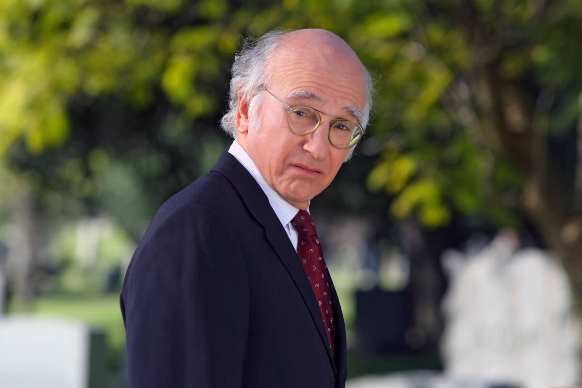 Larry David looking annoyed in Curb Your Enthusiasm