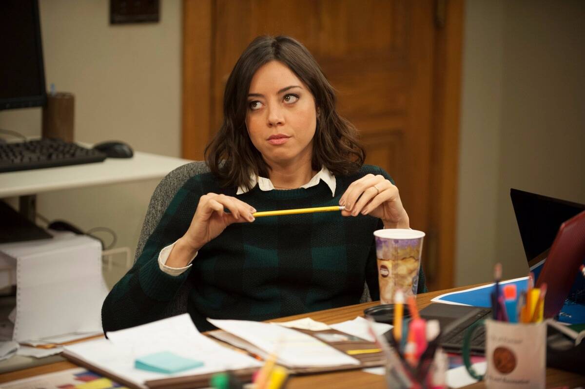 aubrey plaza as april ludgate