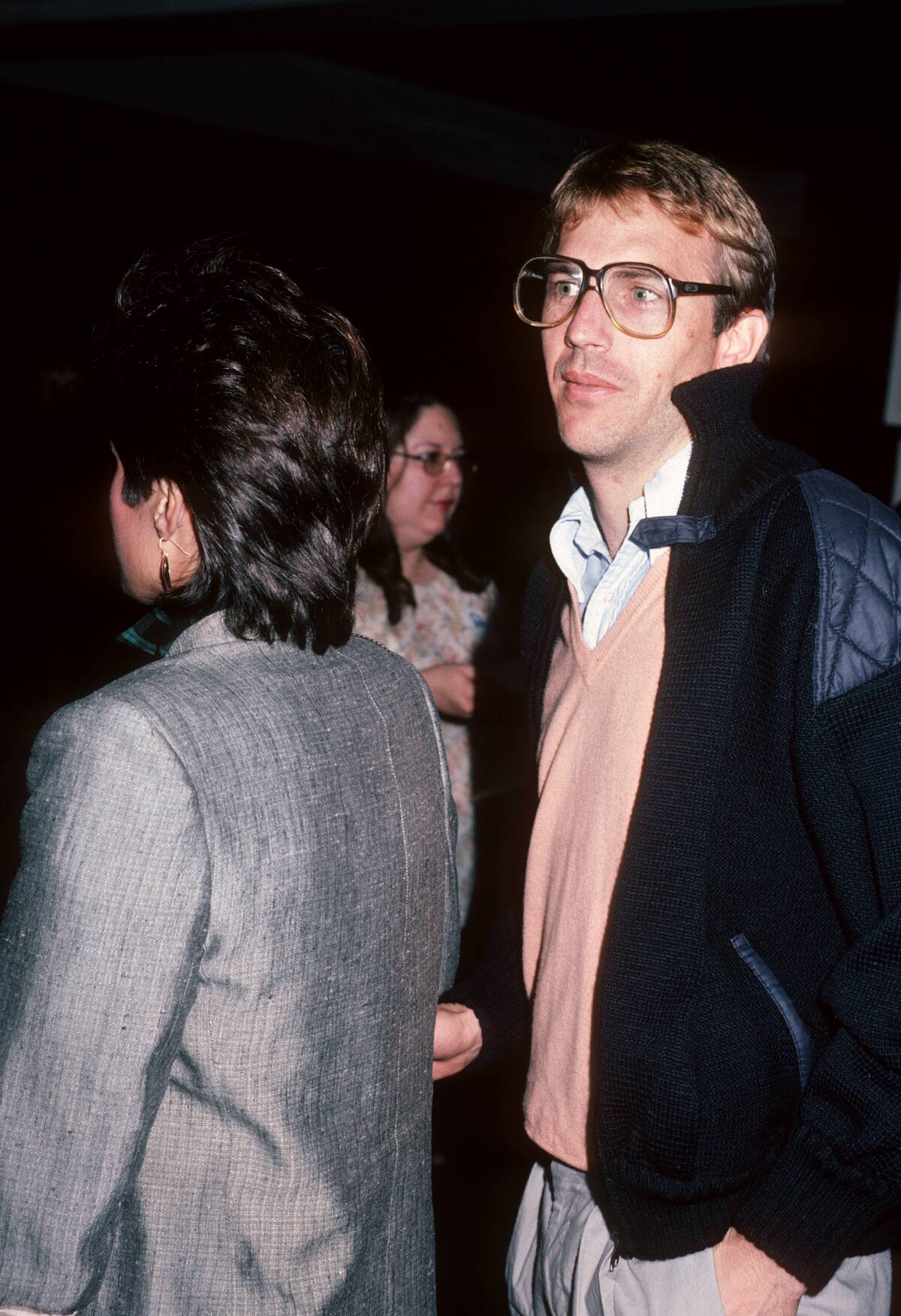 Kevin Costner Sighting at The Samuel Goldwyn Theater - October 30, 1985