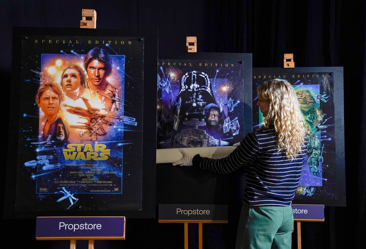 Propstore showbiz memorabilia sale