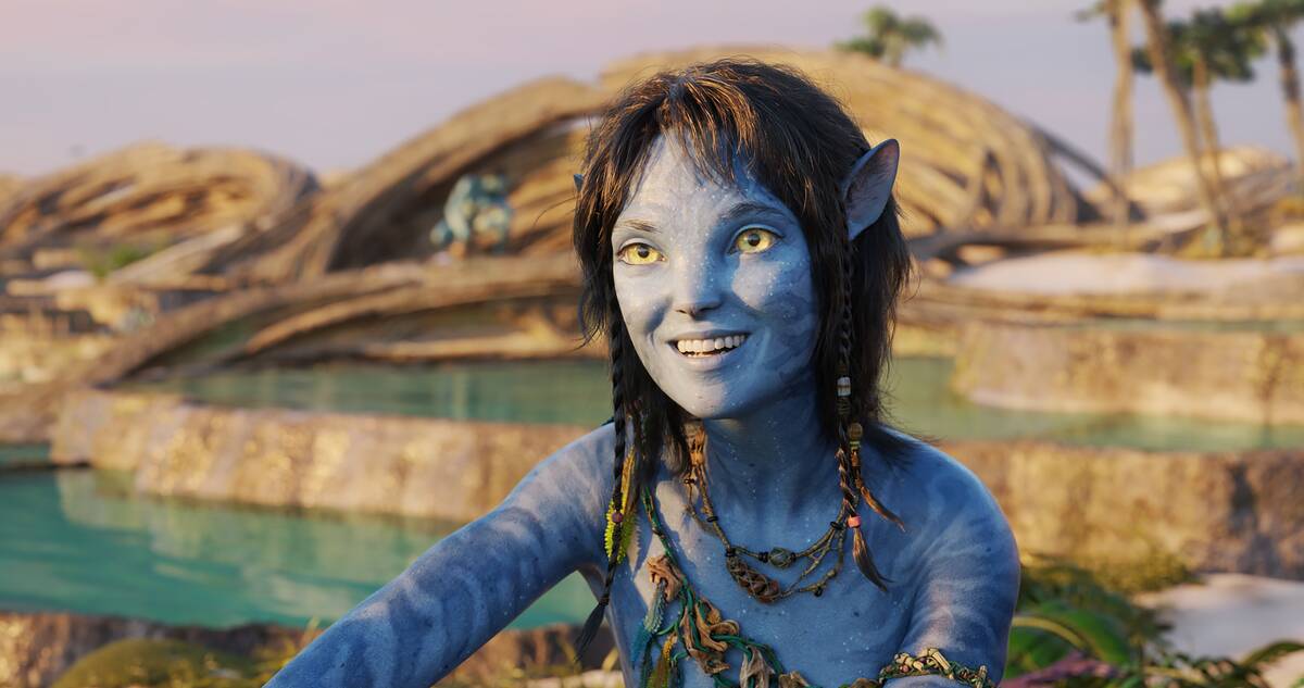 blue person