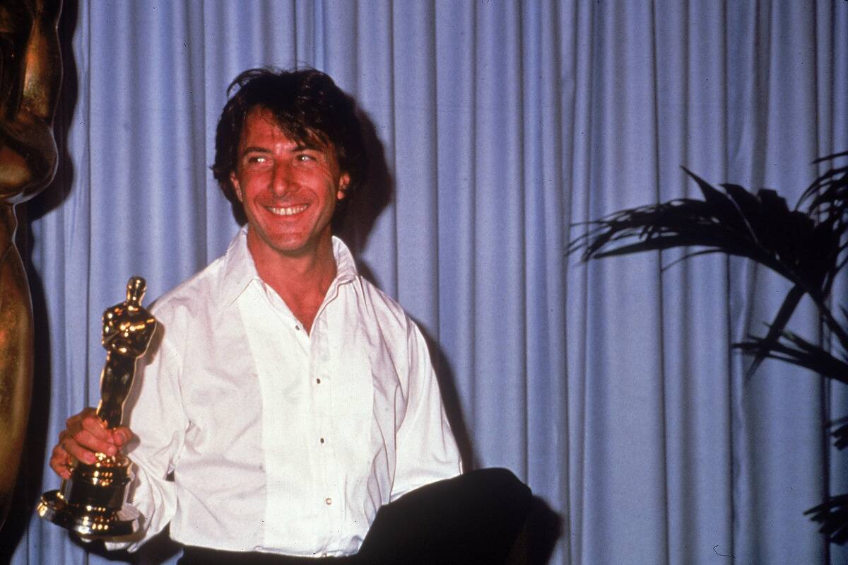 Dustin Hoffman With 'Kramer vs. Kramer' Oscar