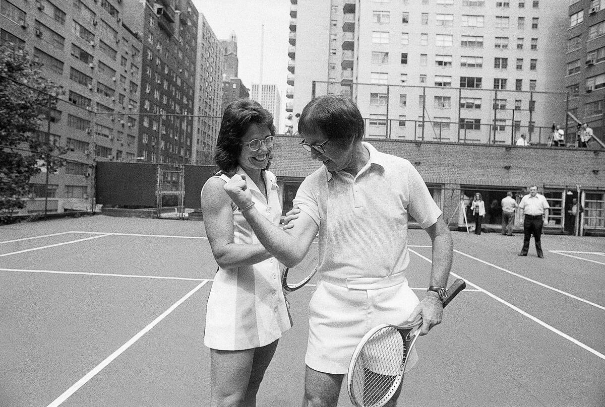 Bobby Riggs and Billie Jean King