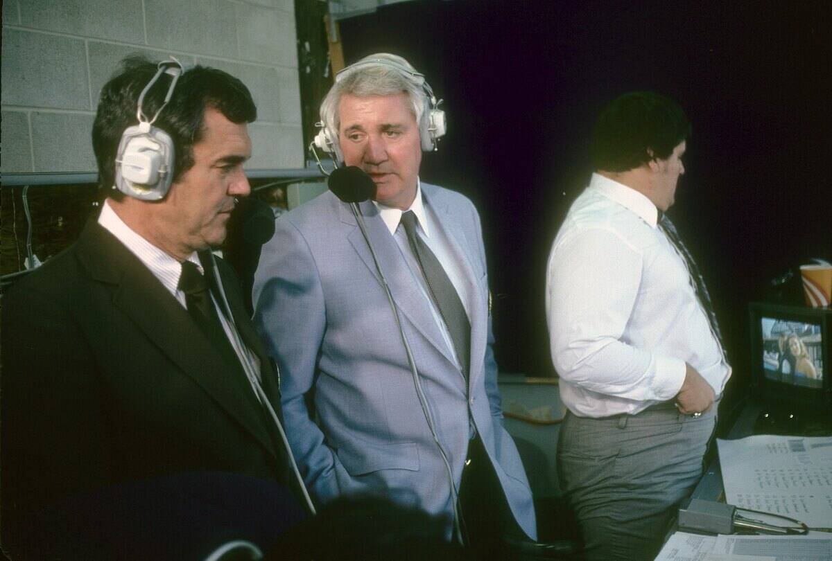 Pat Summerall and Tom Brookshier
