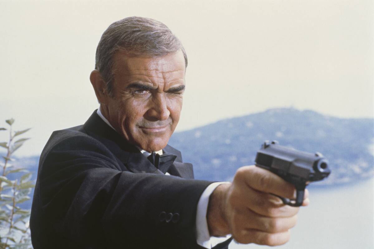 On Set of the Movie James Bond