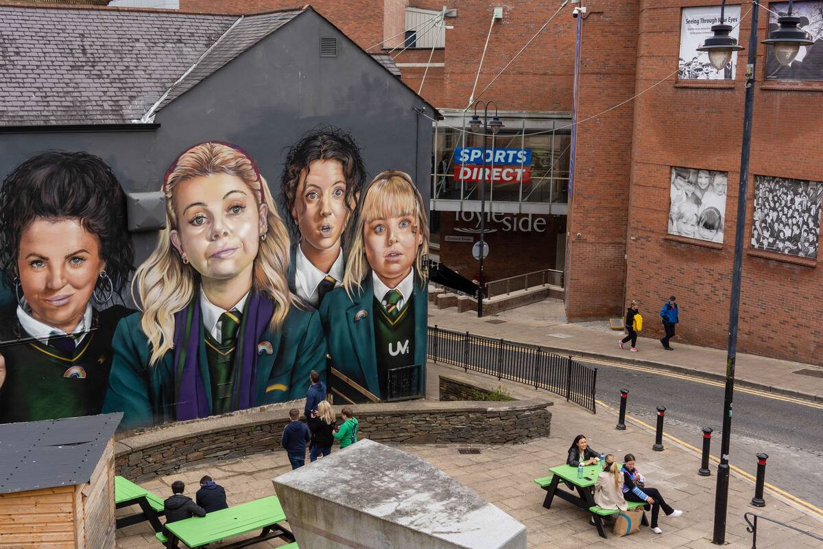 Campaign Poster Ahead Of Northern Ireland Assembly Elections